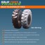 13.00-24 Telehandler Solid Tires with 8 Bolt Hole Rims