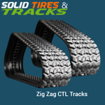 400x86x55 CTL Rubber Track-Zig Zag