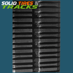 380x86x52 CTL Rubber Track- Multi-Bar Pattern