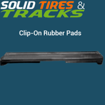 24" 600 mm Clip-On Rubber Pad 171mm Pitch - Heavy Duty