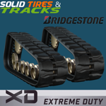 400x86x52 Bridgestone CTL Rubber Track- Block Pattern